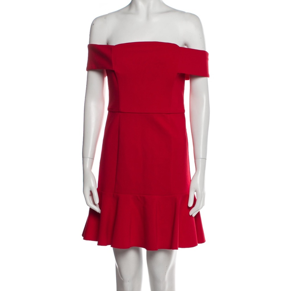 N / Nicholas off shoulder red dress in excellent conditions.
